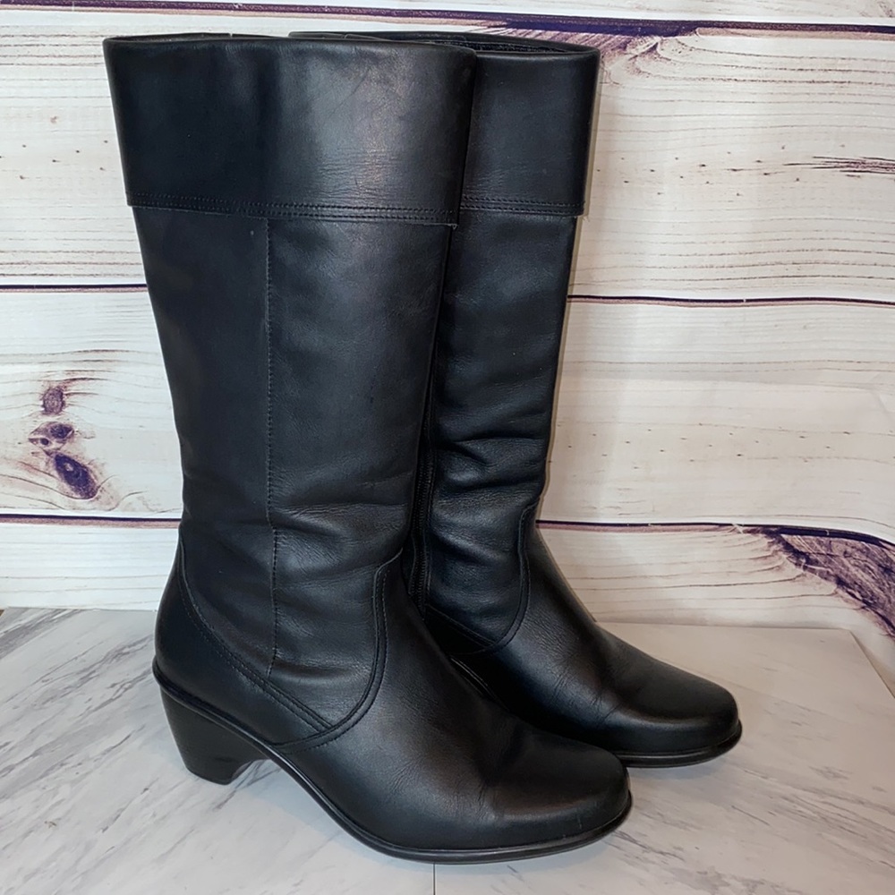 Dansko Leather Black Risa Tall Boots 41 / 11